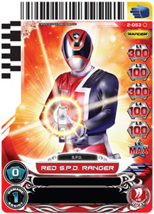 Red S.P.D. Ranger 053